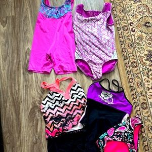Size 10 leotard and swim suit